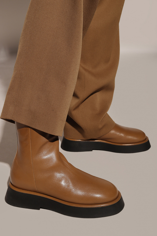 wandler rosa leather ankle boots
